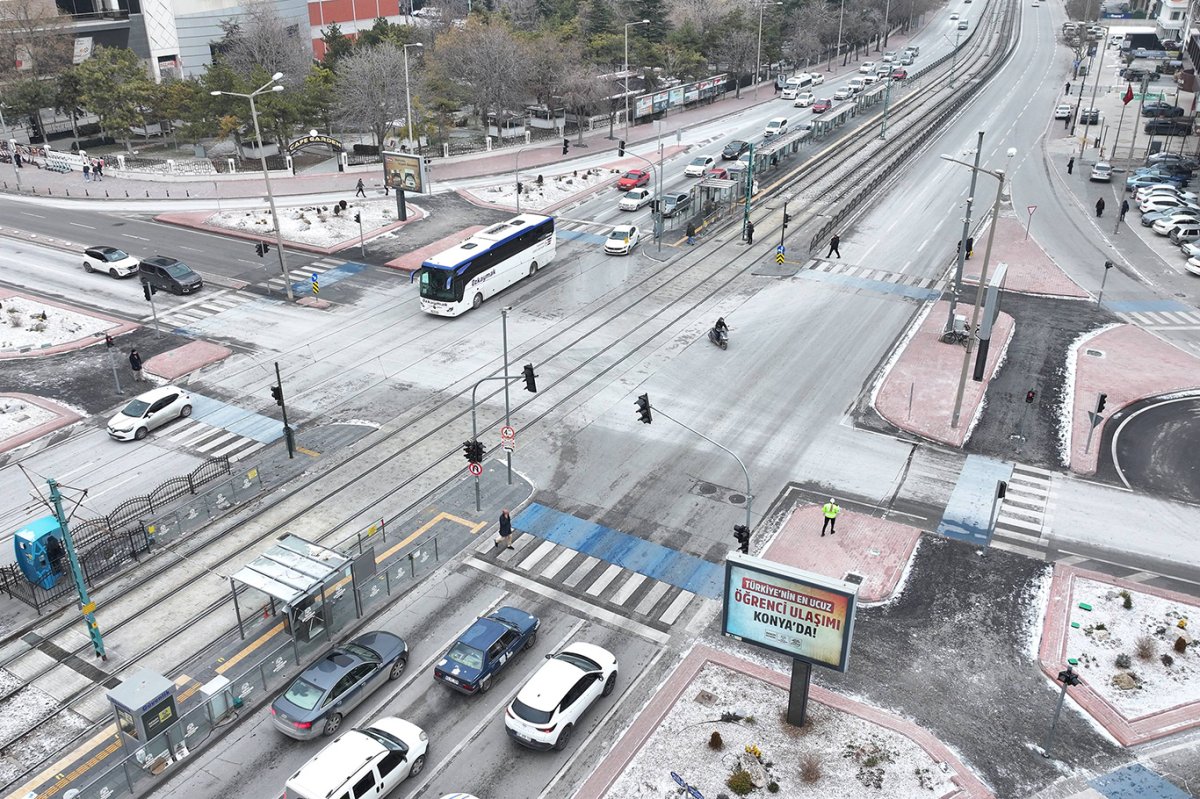 Konya’da trafiği rahatlatacak akılı kavşak dönemi