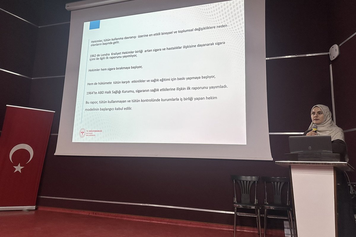Aile hekimlerine yönelik "tütün tedavisi" eğitimi düzenlendi
