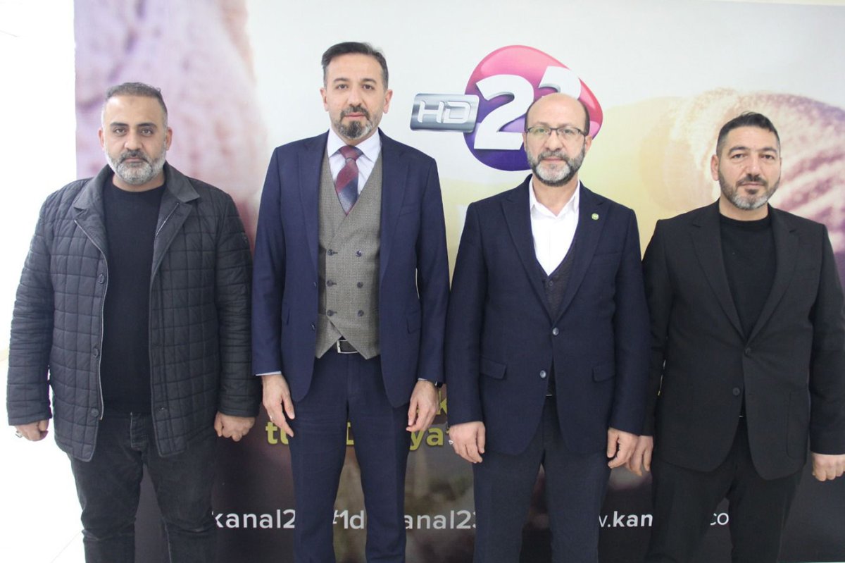 HÜDA PAR heyetinden Kanal 23’e ziyaret