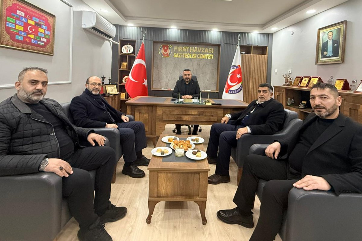 HÜDA PAR heyetinden medya kuruluşlarına ziyaret