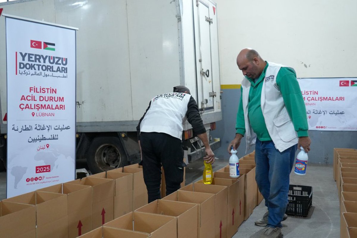 Yeryüzü Doktorları Lübnan’daki Filistinli mültecilere destek sağladı