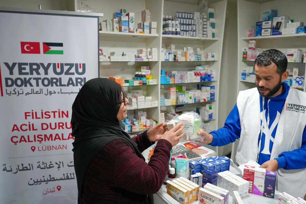 Yeryüzü Doktorları Lübnan’daki Filistinli mültecilere destek sağladı
