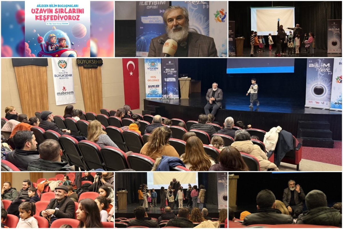 Bilim Kafe’de uzayın sırları üç kuşakla birlikte keşfedildi