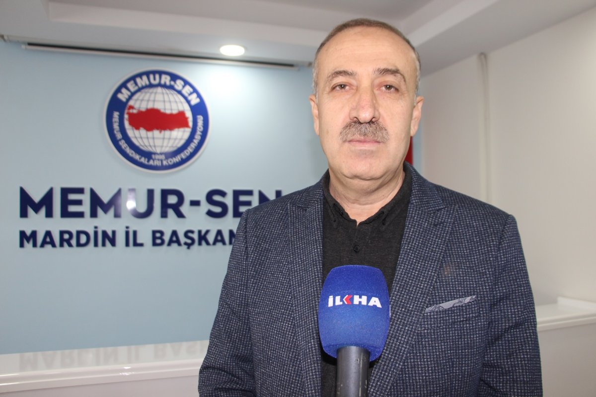Memur-Sen Mardin İl Temsilcisi Yılmaz: Emekli maaşı yoksulluk sınırının esas alındığı bir maaş olmalıdır