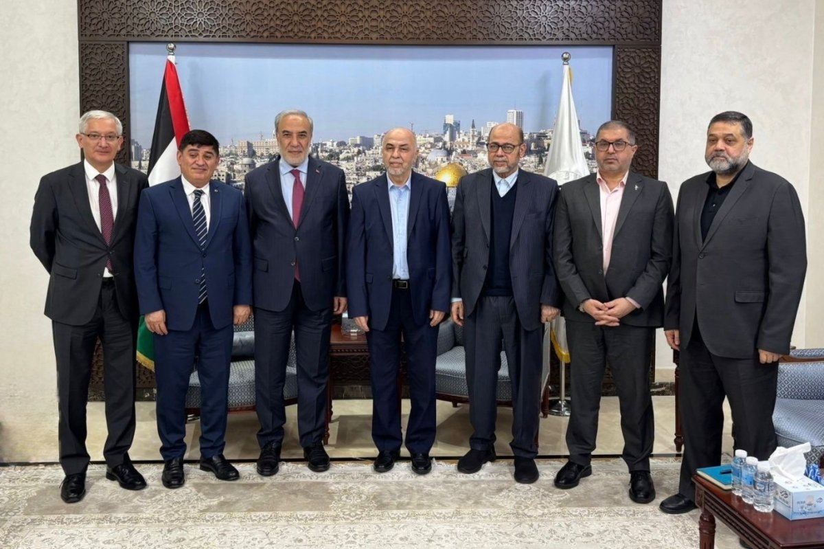 Bakan Yardımcısı Kulaklıkaya HAMAS Şura Meclisi Başkanı Derviş ile görüştü