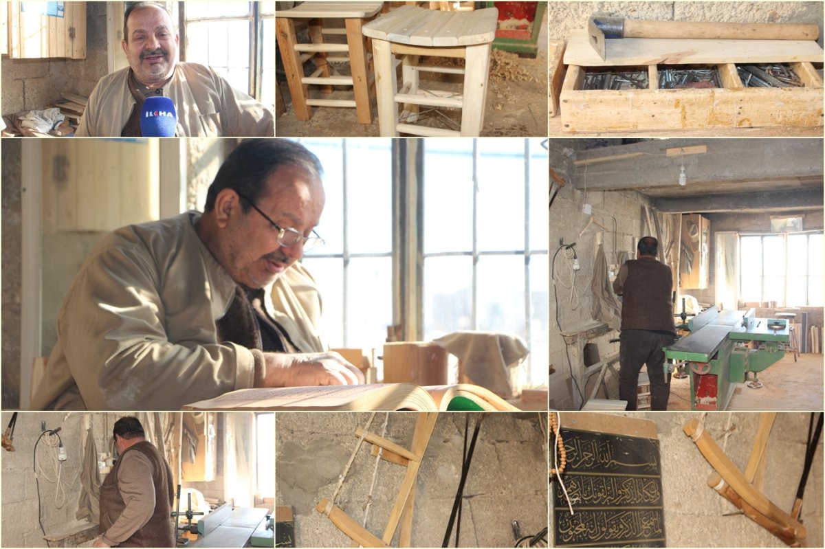 Marangoz ustası Duyan: Rızkı veren Allah’tır. Kişi yeter ki, gayret etsin