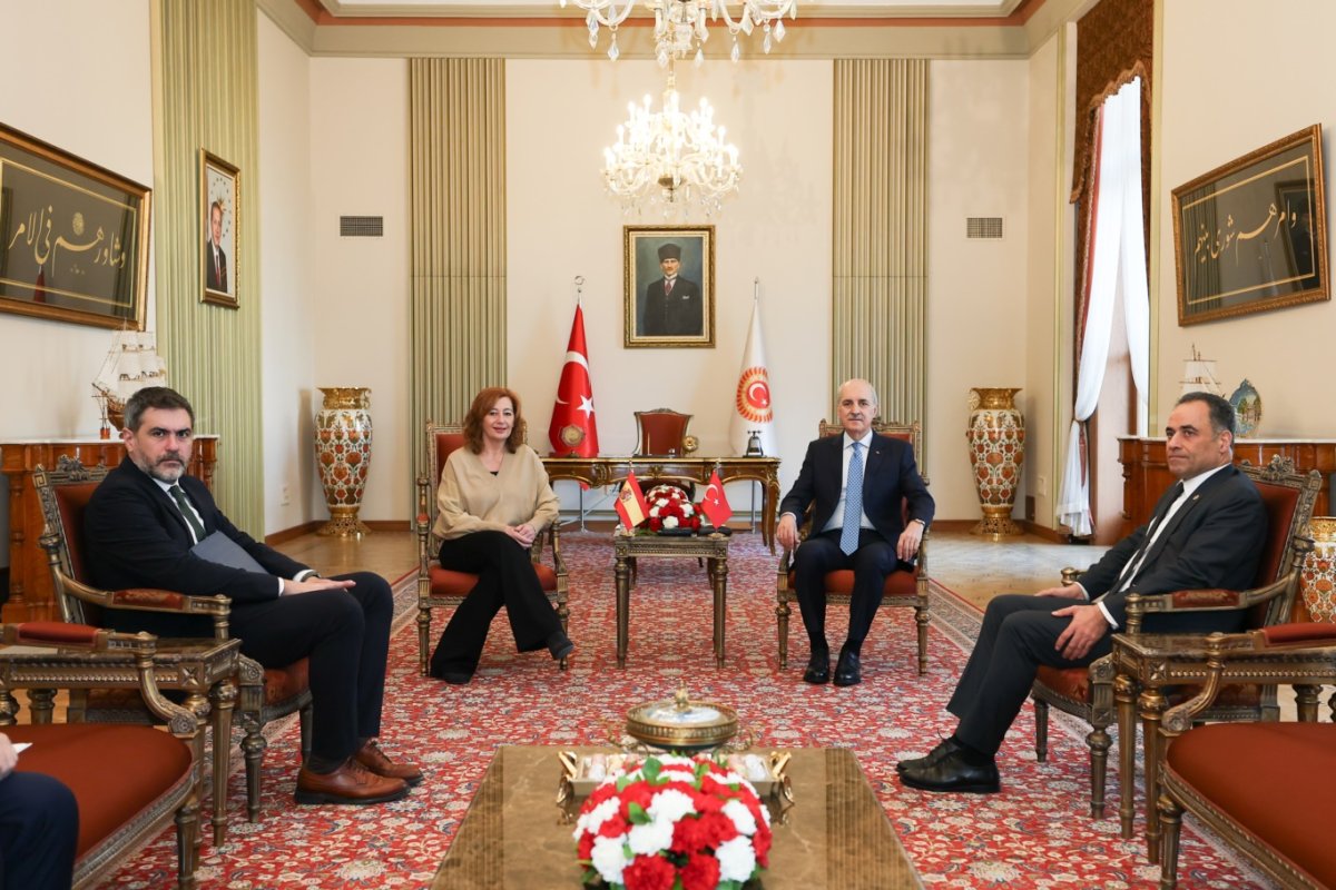 TBMM Başkanı Kurtulmuş, İspanya Temsilciler Meclisi Başkanı Armengol ile ortak basın toplantısı