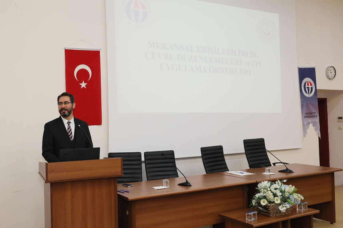 Gaziantep'te Mekansal Erişilebilirlik ve İyi Uygulamalar Eğitimi düzenlendi