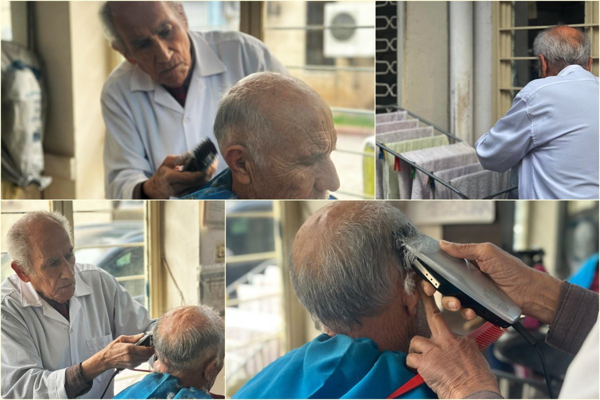 80 yaşındaki berber Arkın'dan 64 yıllık meslek hayatı ile ilgili önemli tavsiyeler