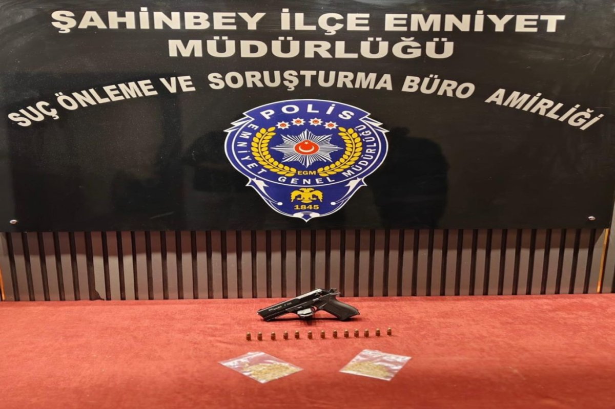 Gaziantep'te uyuşturucu ve ruhsatsız silah operasyonu: 2 kişi yakalandı