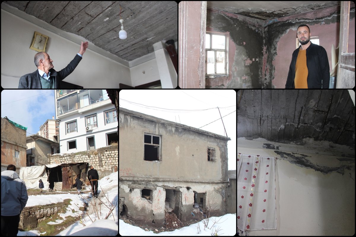 Şırnak'ta 10 yıldır kentsel dönüşüm bekleyen mahalle sakinleri yetkililerden yardım bekliyor