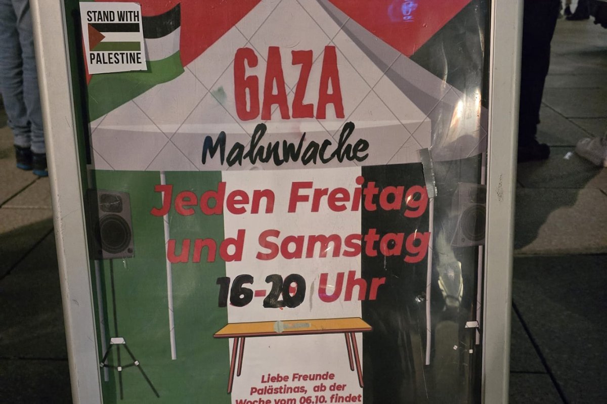 Frankfurt’ta Filistin için protesto: Siyonist rejimin ateşkes ve anlaşmalara uymamasına tepki