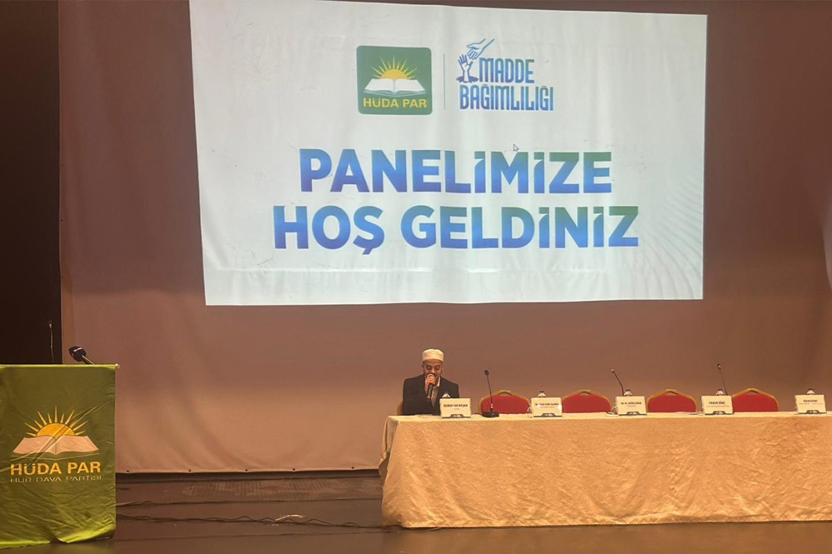 HÜDA PAR Adana'da "Madde Bağımlılığı" paneli düzenliyor