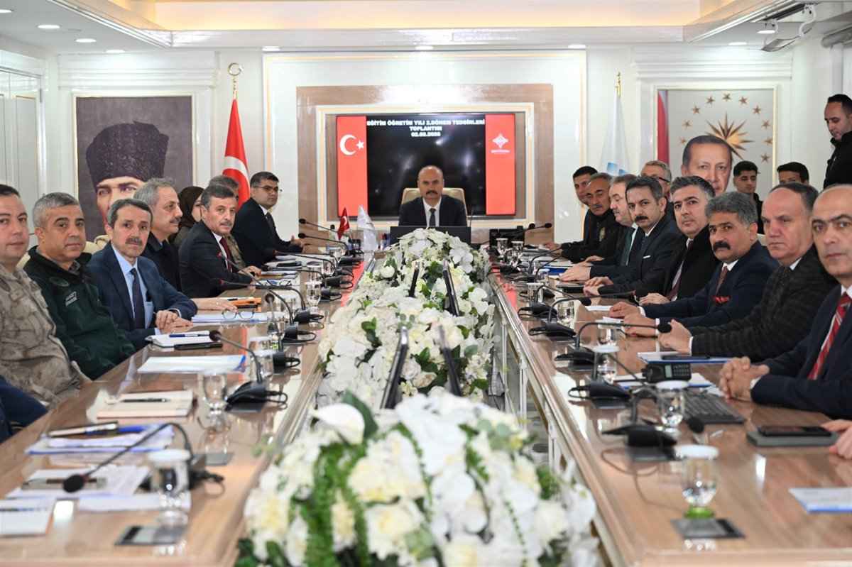 Eğitim-öğretim yılı ikinci dönem tedbirler toplantısı gerçekleştirildi