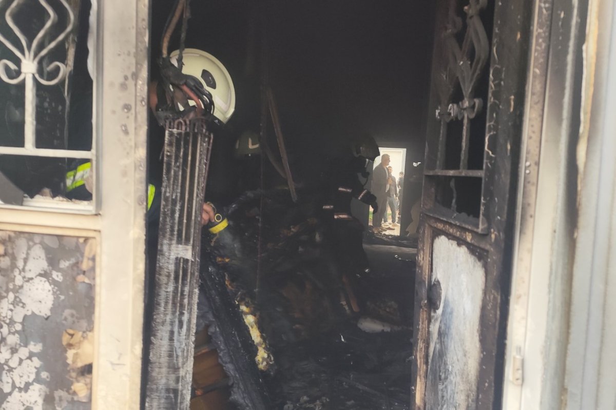 Mardin’de yangında ölen evli çift yan yana defnedildi