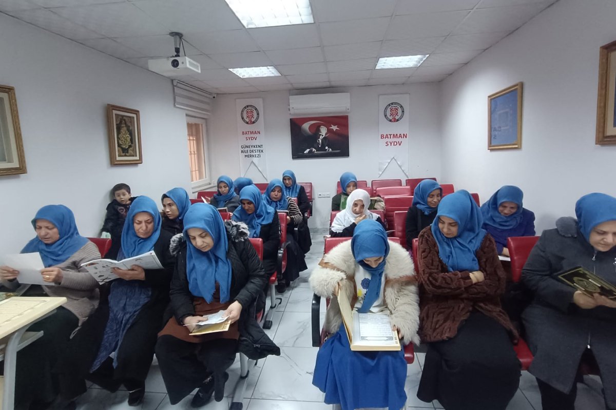Batman'da yetişkinler için Kur'an'ı Kerim kursu