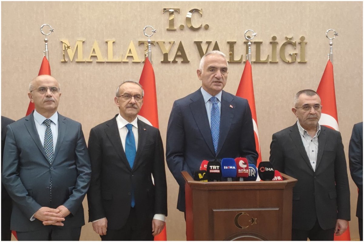 Turizm Bakanı Ersoy Malatya’da konuştu