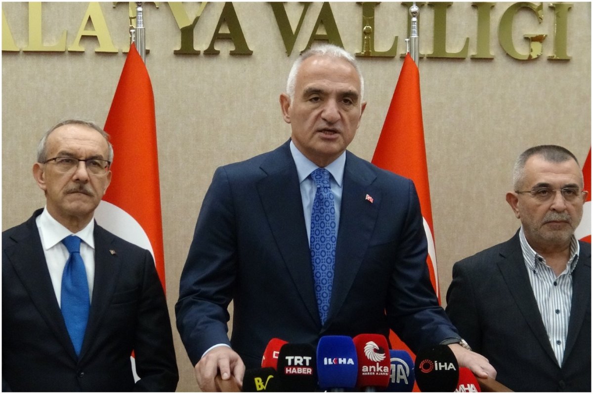 Turizm Bakanı Ersoy Malatya’da konuştu