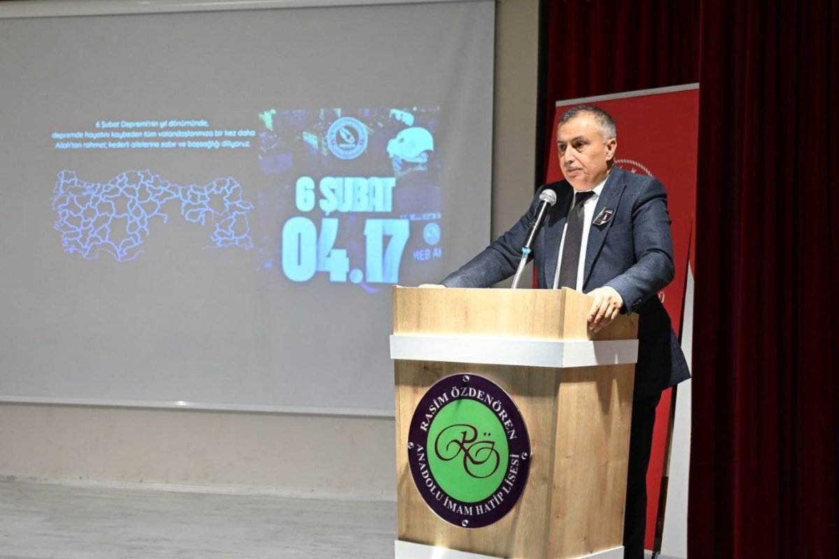 Bursa'da 6 Şubat depremleri dolayısıyla anma programı düzenlendi