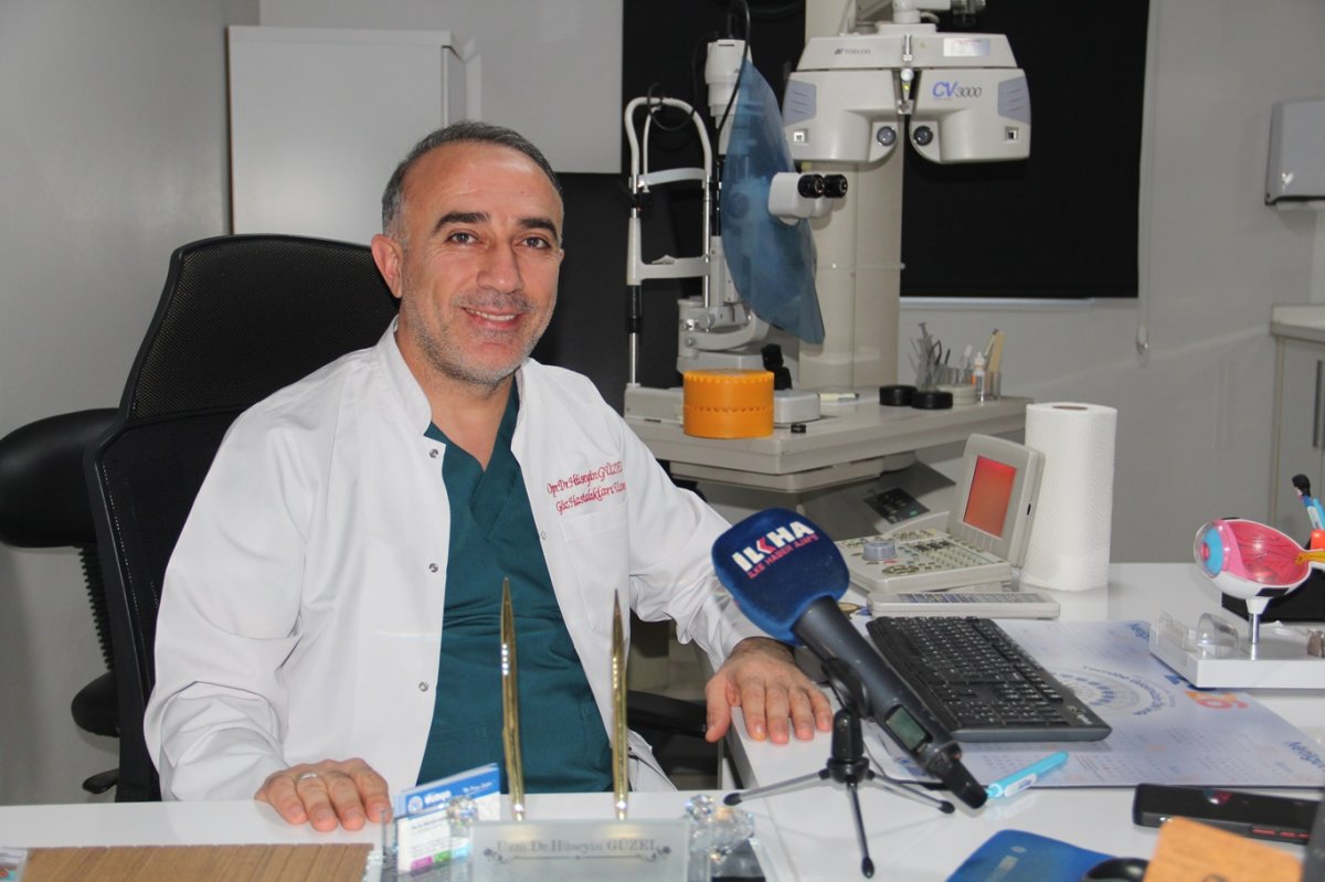 Göz Sağlığı ve Hastalıkları Uzmanı Güzel : Telefonla büyüyen çocuklar görme kaybı riskiyle karşı karşıya