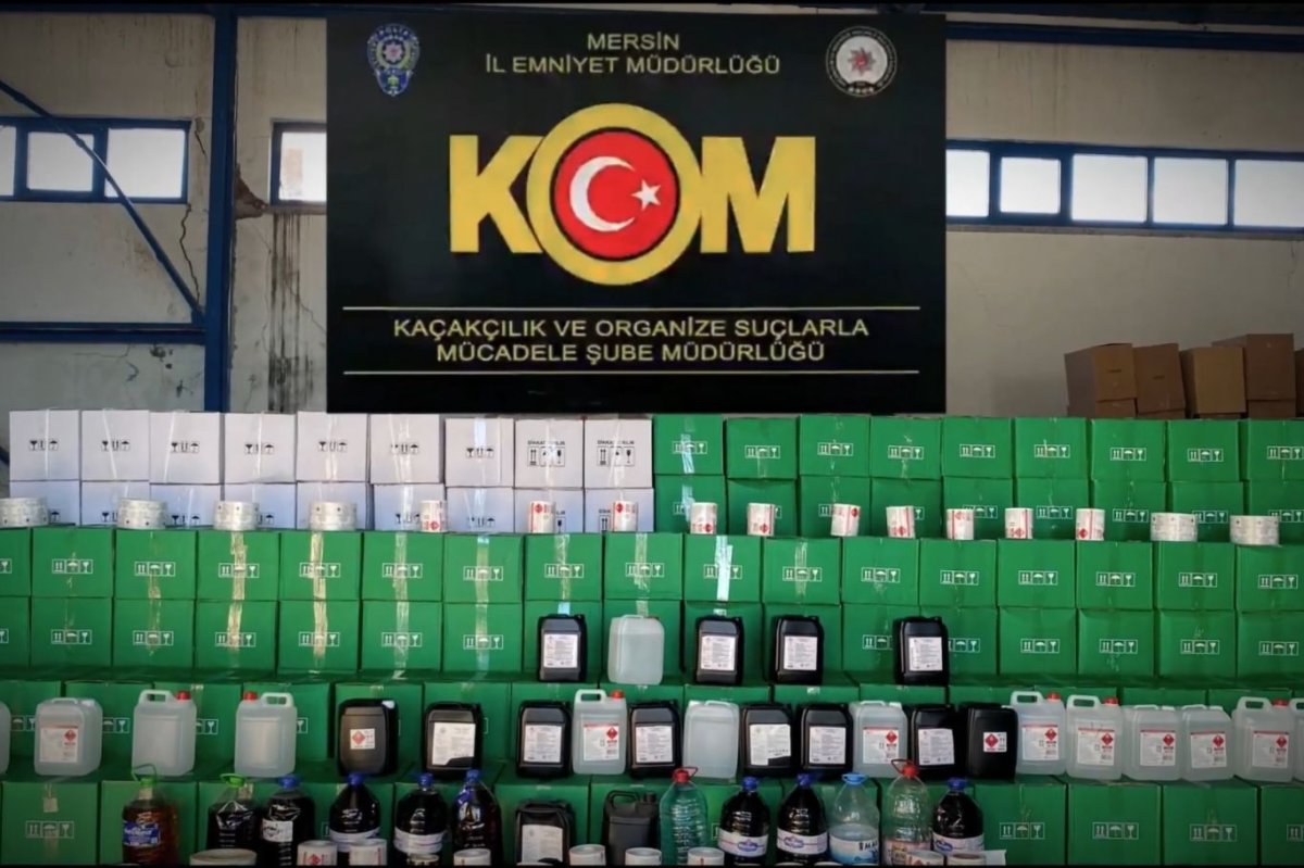 Mersin’de içki operasyonu: Bir şüpheli tutuklandı