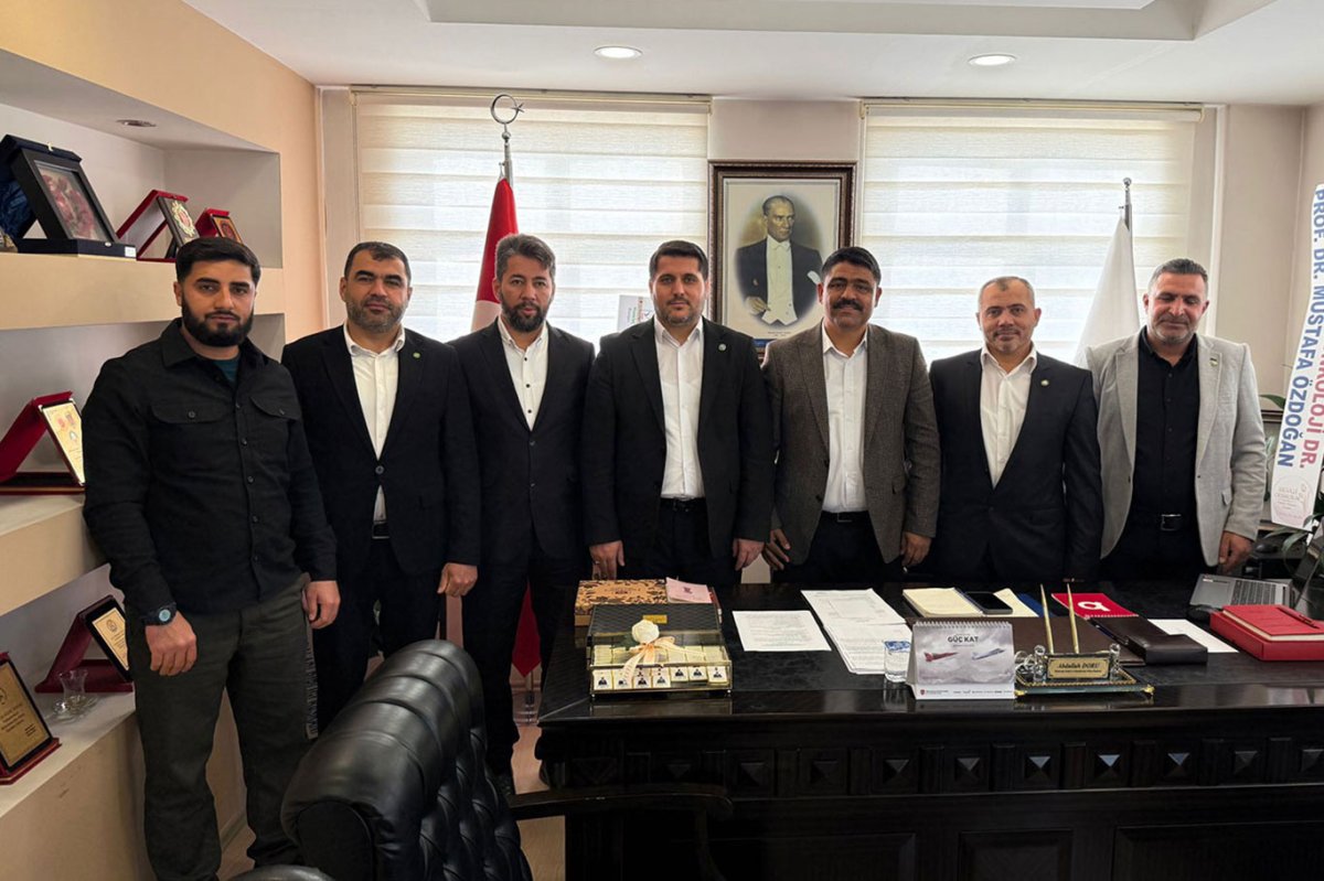 HÜDA PAR Antalya İl Başkanlığından oda başkanlarına "hayırlı olsun" ziyareti