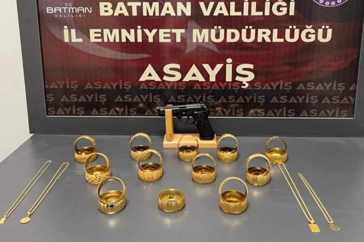 Batman'da kuyumcu soygunu aydınlatıldı: 8 şüpheli yakalandı