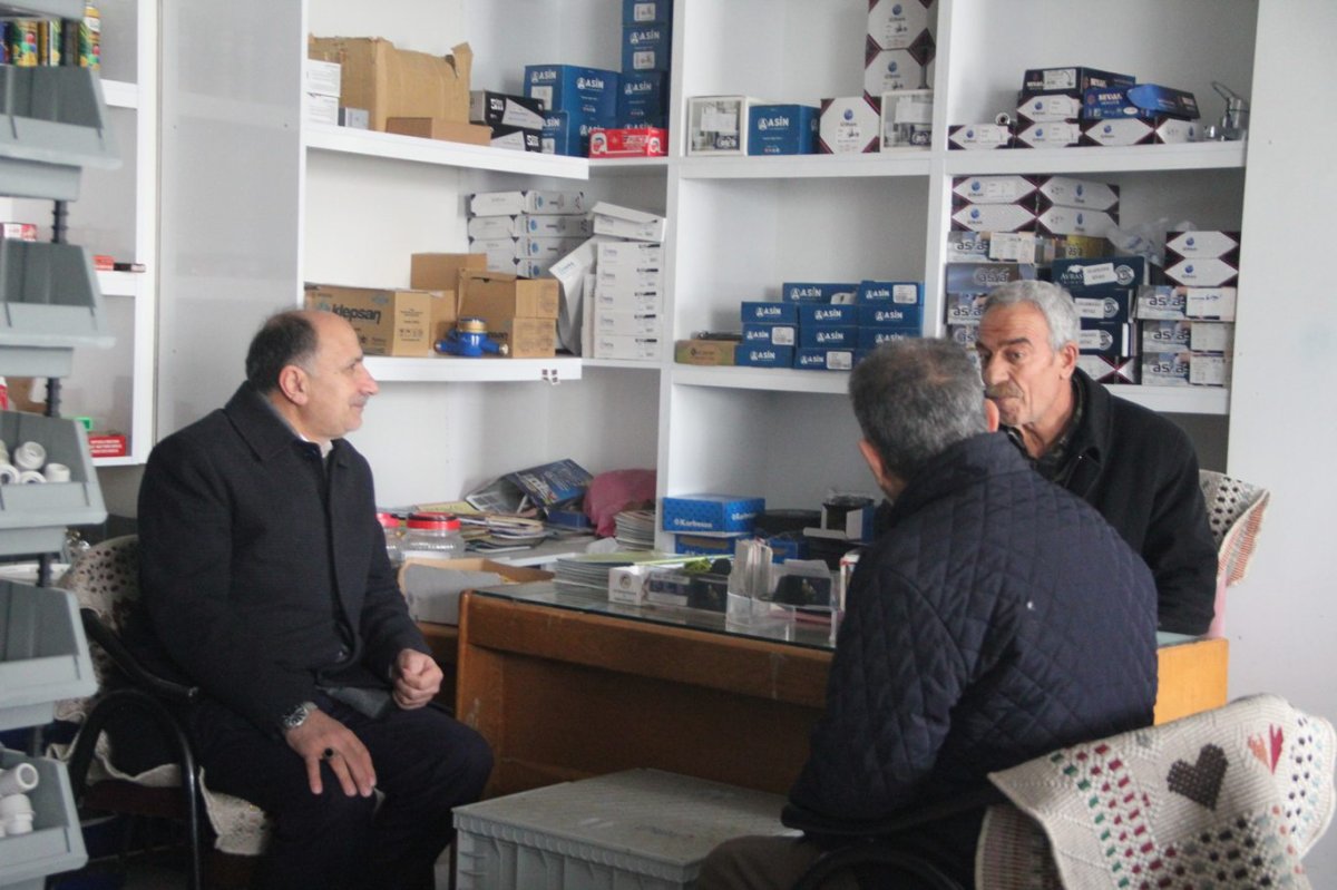HÜDA PAR Bingöl İl Başkanlığı İnallı Mahallesi esnafını ziyaret etti