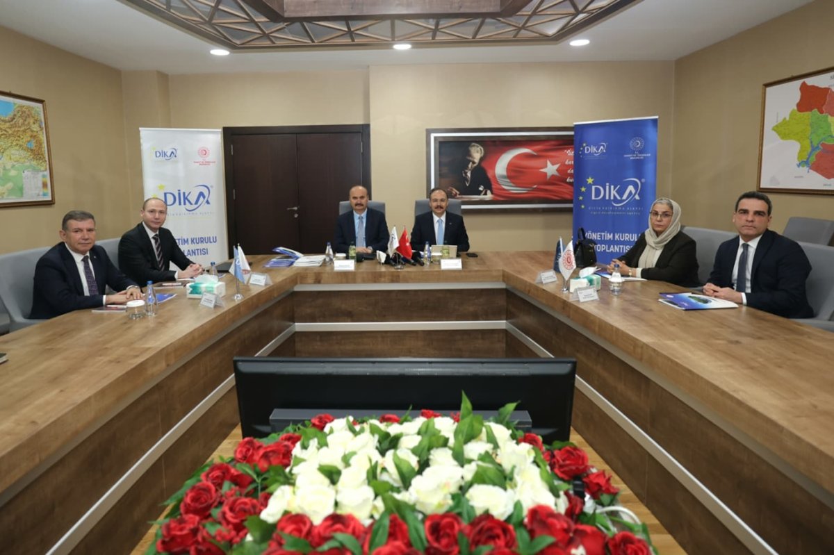 Siirt'te DİKA Olağan Yönetim Kurulu Toplantısı yapıldı