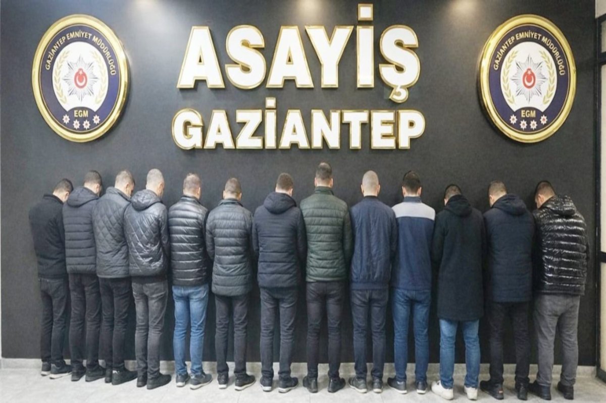 Gaziantep'te silahlı kavga olayına karışan 16 şüpheli yakalandı