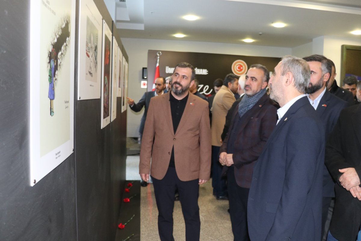 HAKSİAD Ankara Şubesi'nden TBMM’deki “Ümmetin İmtihanı: Gazze” sergisine ziyaret