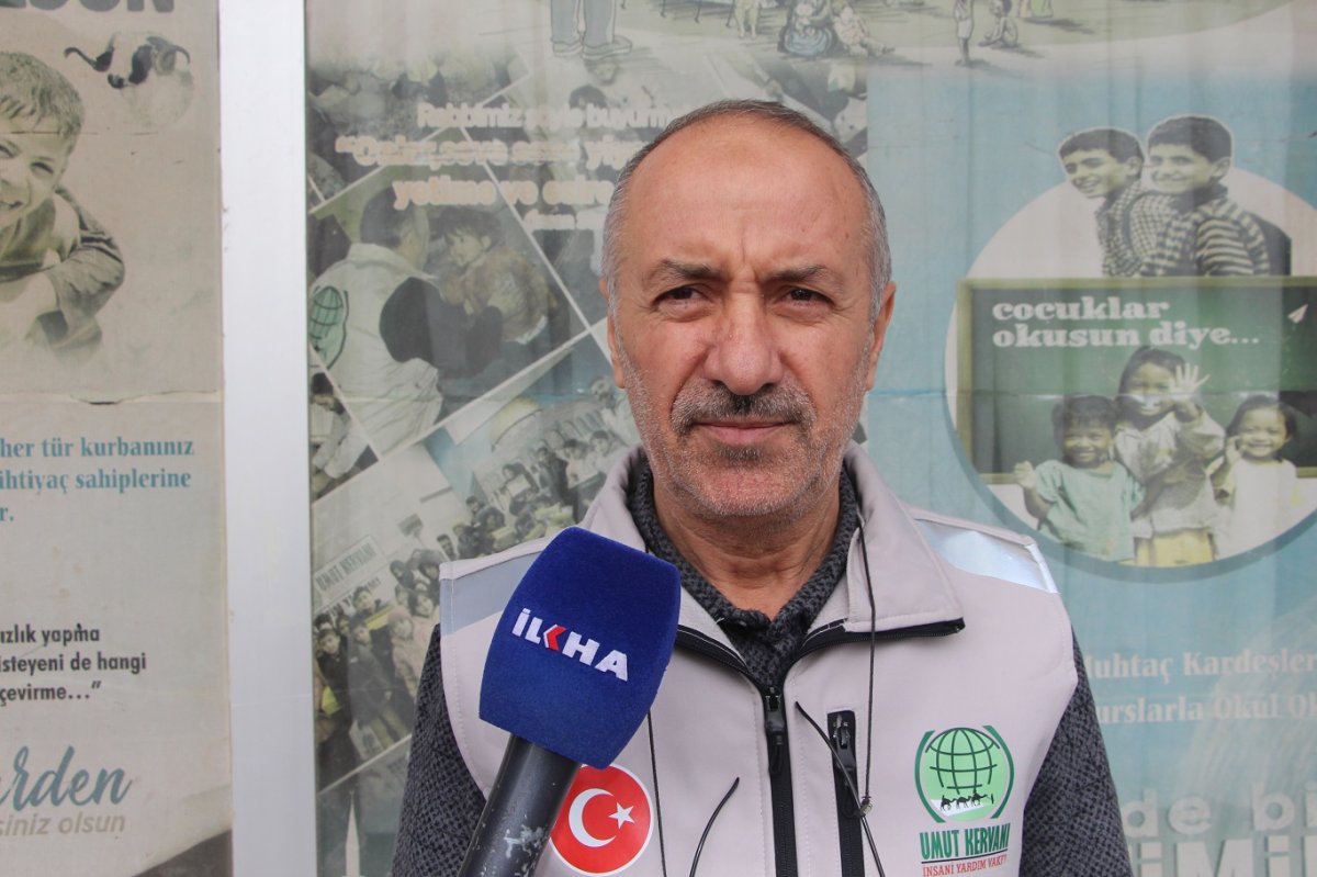 Umut Kervanı, Mardin'de Ramazan öncesi yüzlerce aileye et dağıttı