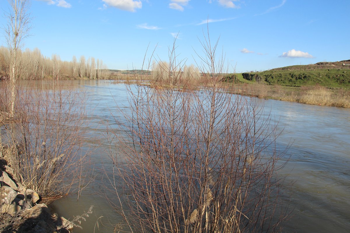 On Gözlü Köprü çevresinde su yükseldi: Dicle Nehri'nde son durum