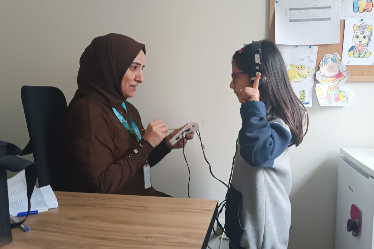 Batman'da yüzlerce öğrenciye işitme taraması