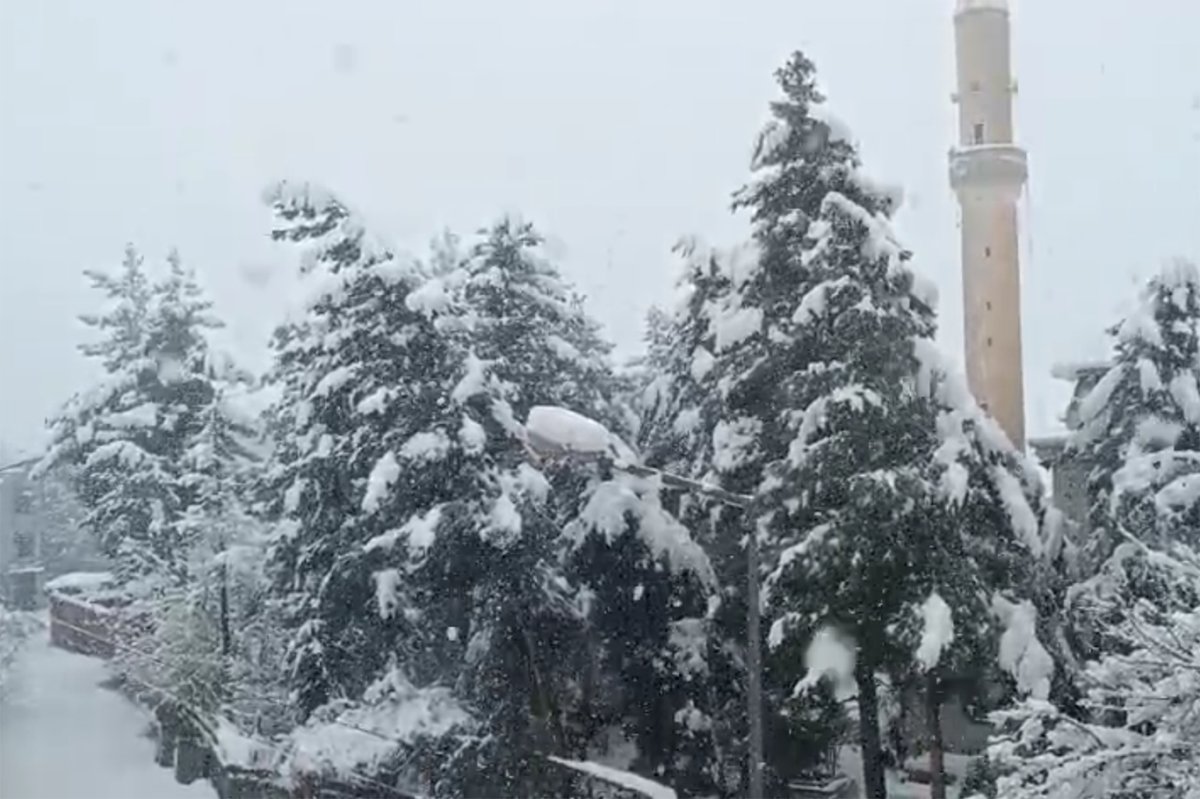 Batman'ın ilçelerinde kar etkili oluyor