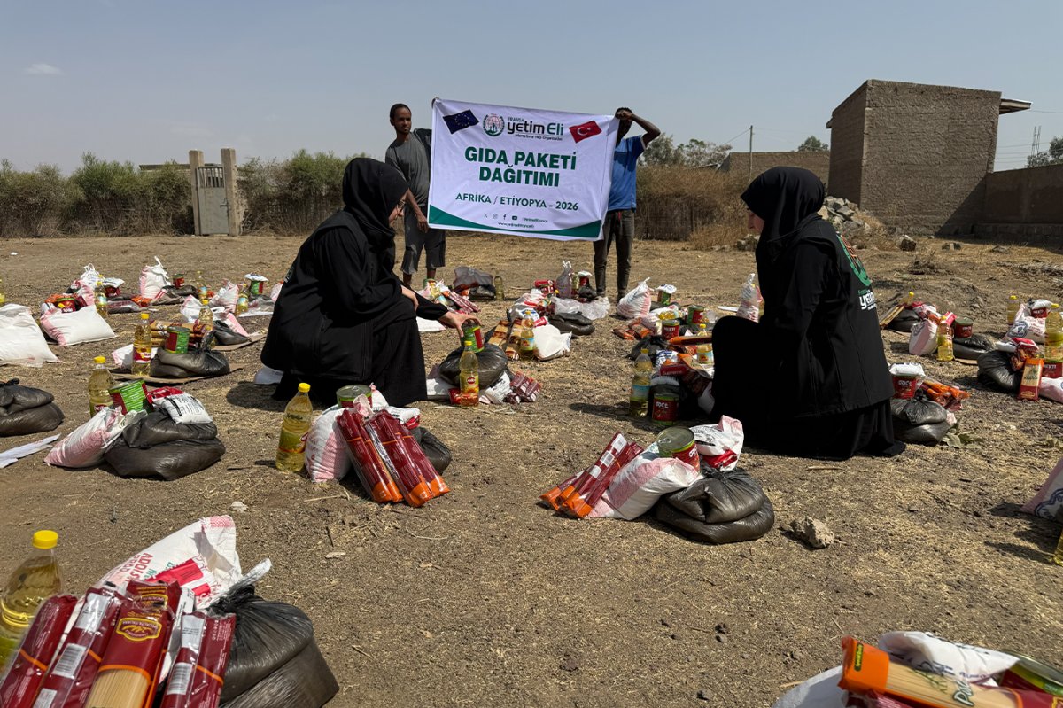 Fransa Yetim Eli'nden Etiyopya'da gıda yardımı