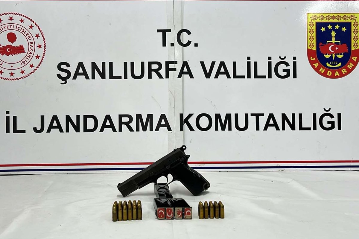 Şanlıurfa’da ruhsatsız silah operasyonu: 2 şüpheli hakkında işlem