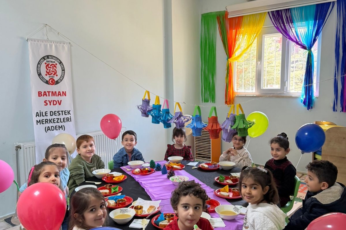 Batman'da miniklerle tekne orucu etkinliği