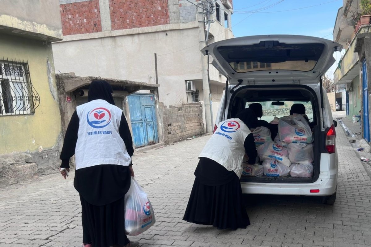 Yetimler Vakfı Cizre'de Ramazan çalışmalarına devam ediyor