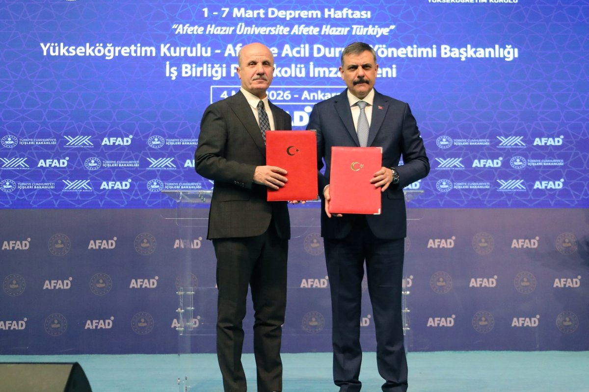 YÖK ile AFAD arasında afete hazırlık protokolü imzalandı