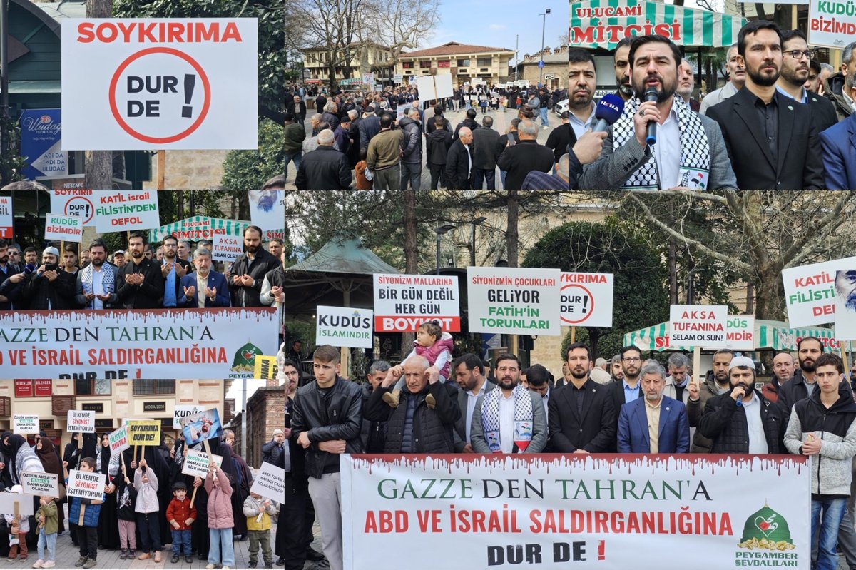 Bursa'da İran'a yönelik saldırılar tel'in edildi: Müslümanlar izzetlice ayağa kalkmalıdır