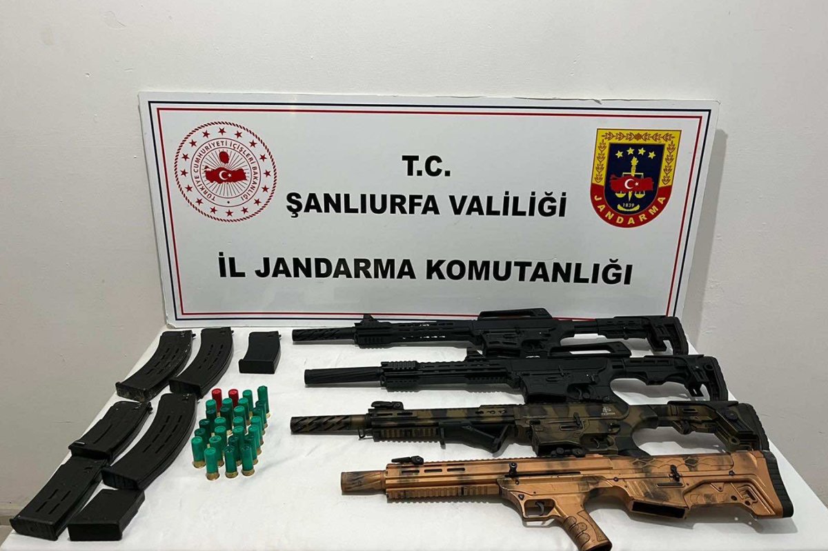 Şanlıurfa’da ruhsatsız silah operasyonu