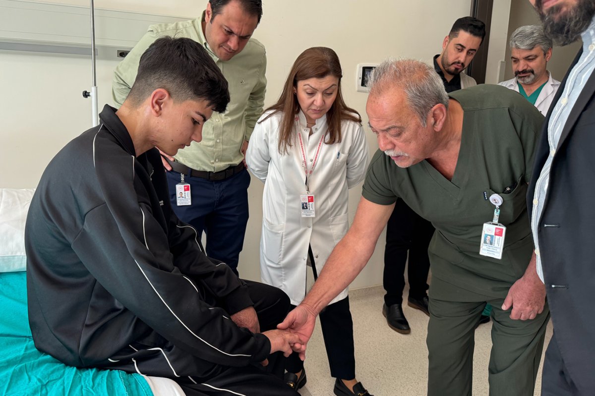 Gaziantep’te 122 günlük yanık tedavisi tamamlandı