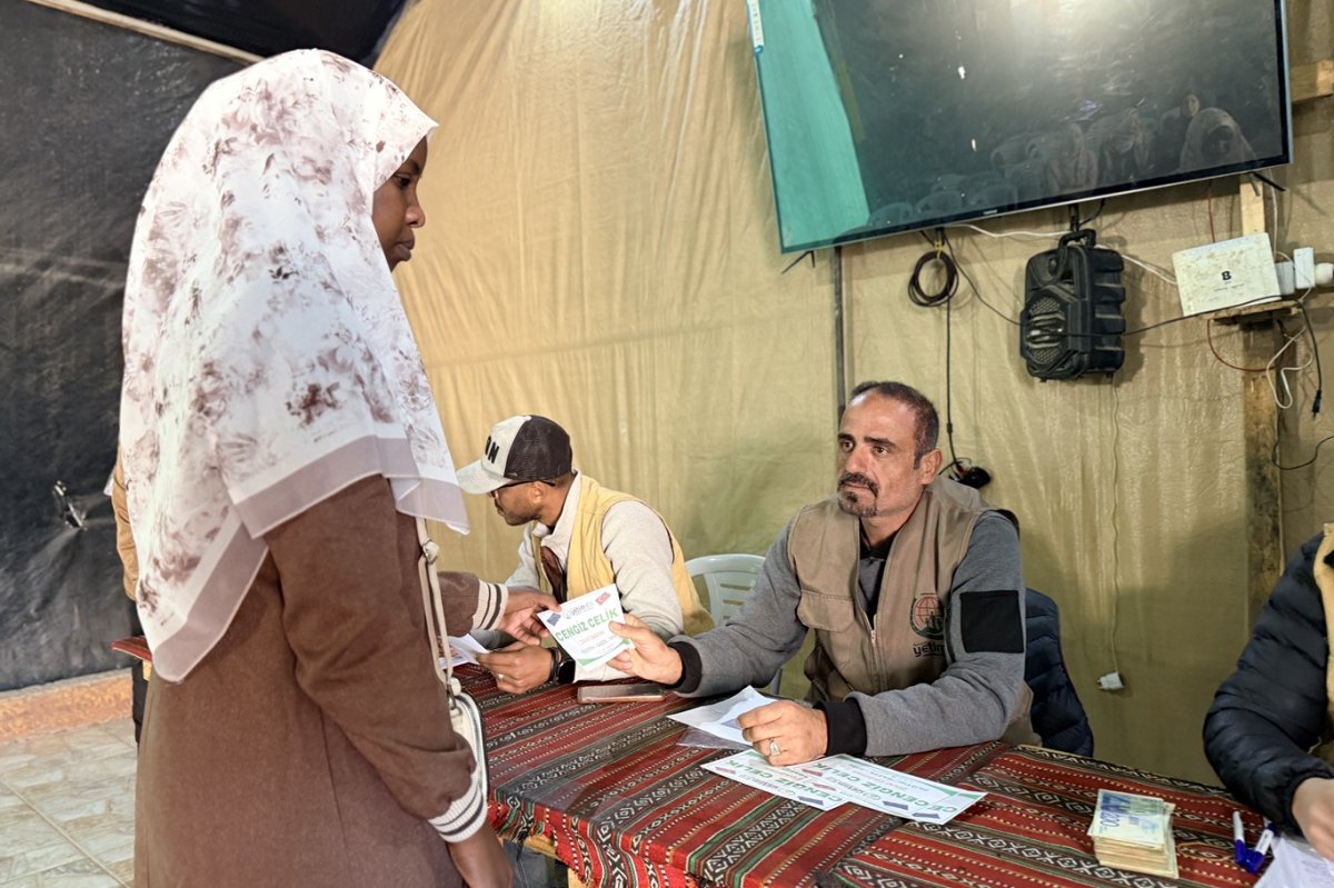 Avrupa Yetim Eli Gazze'de binlerce kişiye ulaşmaya devam ediyor