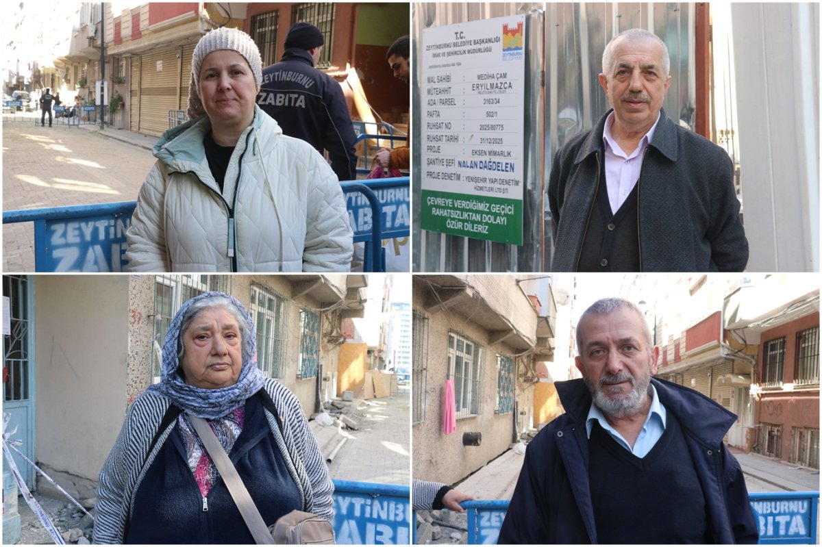 Hafriyat kaldırma çalışması 4 binayı etkiledi: Bina sakinlerinden "mağduriyetimiz giderilsin" talebi