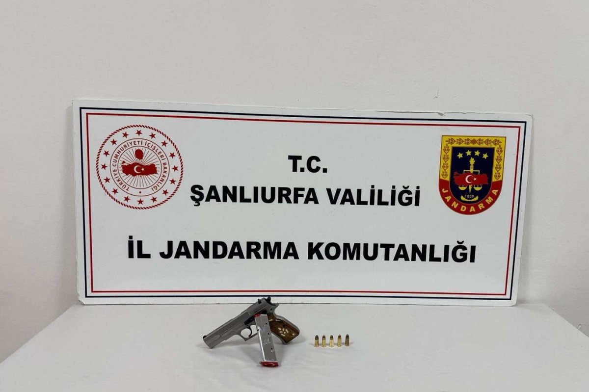 Şanlıurfa’da ruhsatsız silah operasyonu