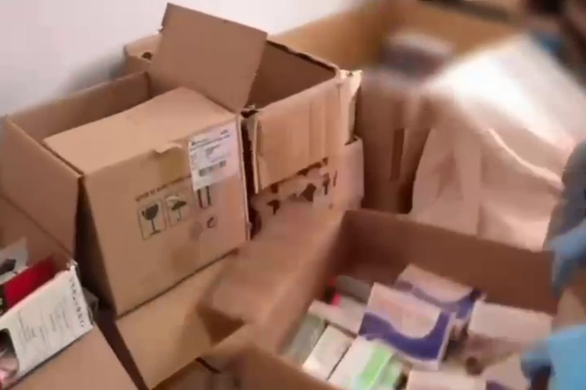 Gaziantep'te kaçak tıbbi malzeme operasyonu