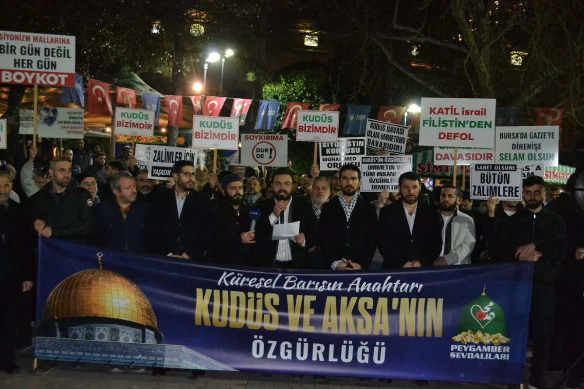 Bursa'da Kudüs’ün özgürlüğü için birlik çağrısı