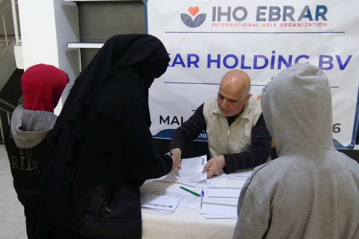 IHO EBRAR'dan Malatya'da ihtiyaç sahiplerine destek