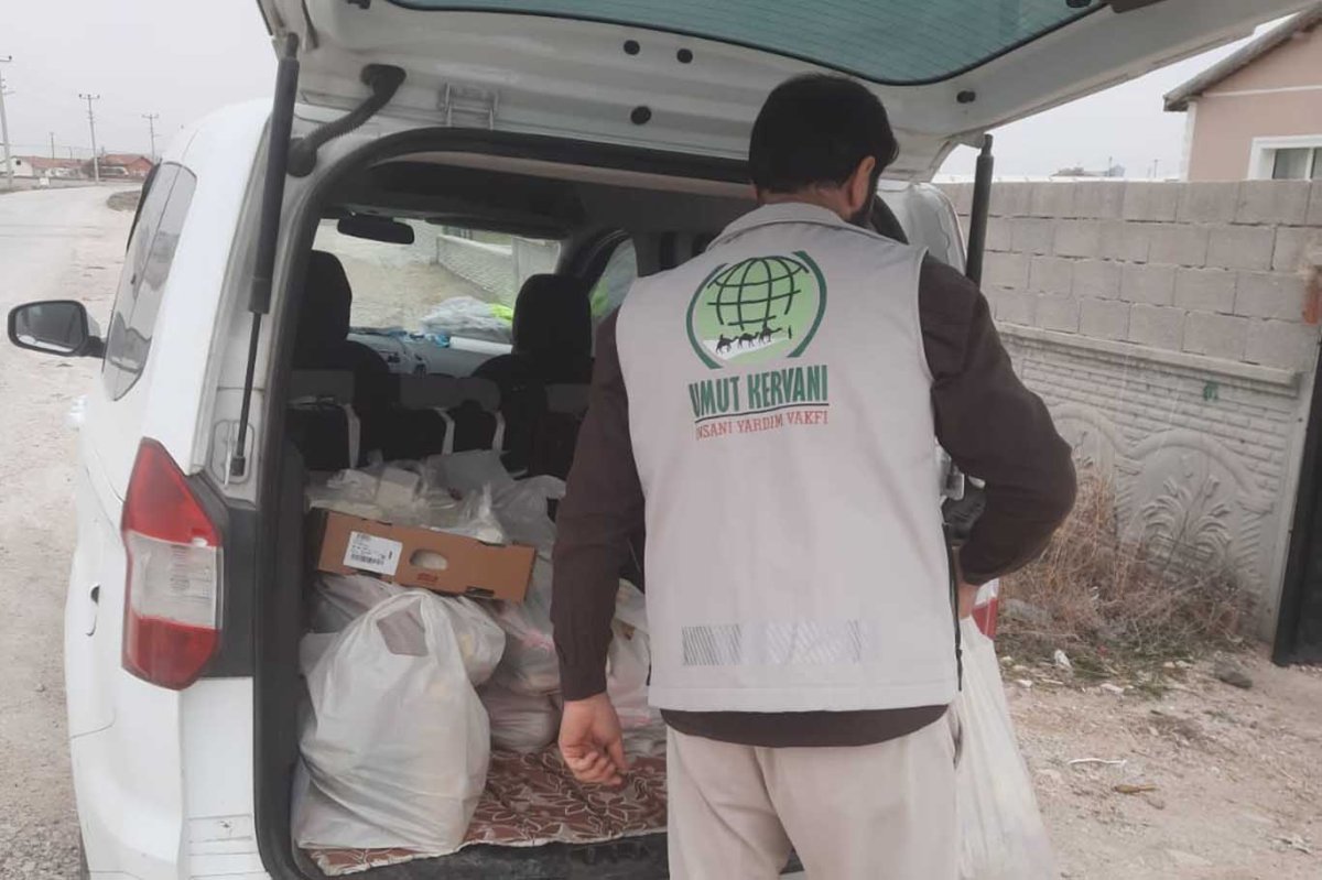 Konya Umut Kervanı Ramazanda yetim ve ihtiyaç sahiplerine yardımda bulundu